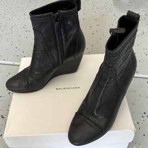 Balenciaga wedge boots
